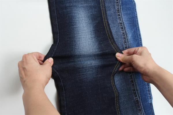 10 Oz crosshatch slub cross slub Super High Stretch Denim Fabric For Men Jeans or women jeans south american style