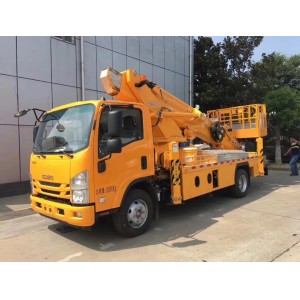 18m 20m 22m Telescopic Boom Man Lifts Truck Mounted Diesel Fuel