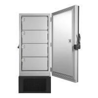 458L LED Screen Ultra Cold Freezer Médico Personalizado Para Laboratório / Hospital