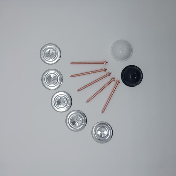 Stainless Steel Or Copper Plated CD Insulated Stud Welding Pins ISO9001 12Ga 14Ga Diameter