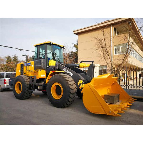 5 тонн XCMG колесный погрузчик Cummins двигатель ZL50GN с земляными работами