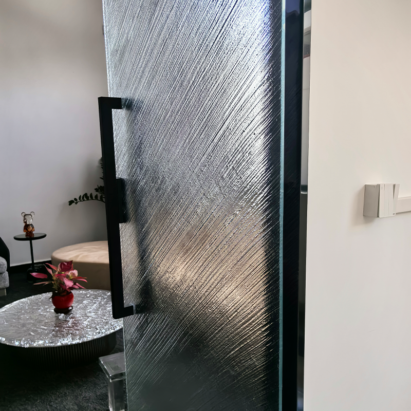 Decorative fused glass door | Artistic Space Partition, Reshaping Modern Spatial Aesthetics
