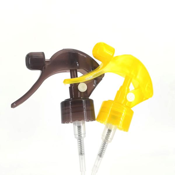28mm 28/410 Yellow Brown Plastic Cleaning Gardening Trigger Sprayer Mist Pump