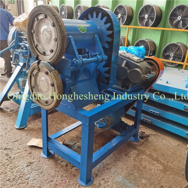 90kw To 200kw Waste Tyre Recycling Plant Used Rubber Strip Tire Cutting Machine