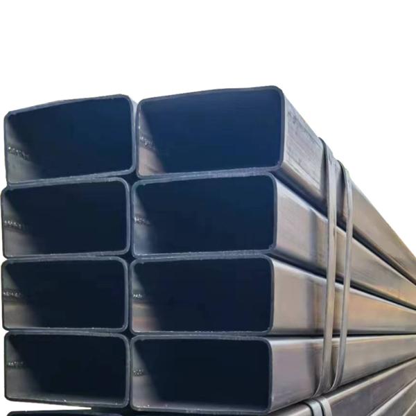 Welding Processing Service Q235 Q345 6m 12m Black Square Pipe Rectangular Tube Galvanized Square Tube U-Bar