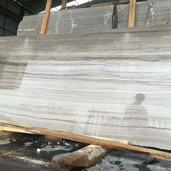 New style luxury wood grain Athen grey wood marble supplier