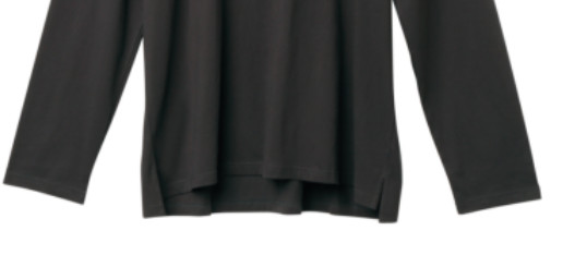 Рукав черного случайного спорта 160гсм людей длинный связал рубашку