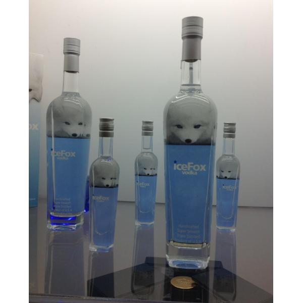 картина этикеты бутылки ISO9001 Кристл джина 750ml 18.5mm белая стеклянная