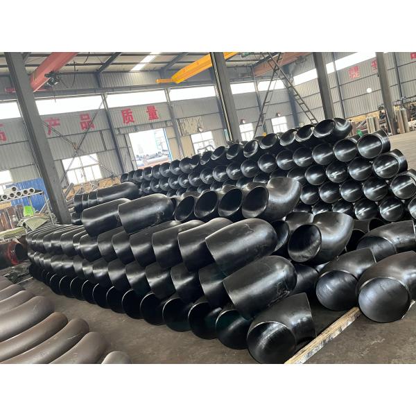 24inch Pipe Fitting Elbow Carbon Steel Butt Welded Black 45 Degree ASME