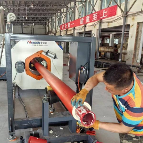 Línea de producción de tuberías de plástico PEX/PE-RT preinsuladas