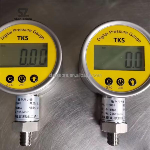 G3/8 Excavator Hydraulic Pressure Test Gauges for Daewoo Hyundai Kato Digital Gauges Excavator Parts