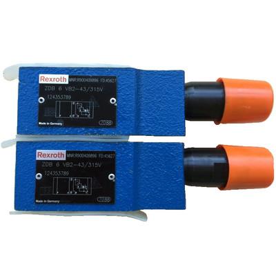 Valve de soulagement hydraulique Rexroth ZDB6VB2-43 315V pour réglages précis FKM sans eau