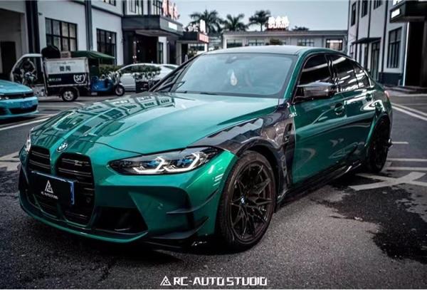 For BMW M3 M4 G80 G82 Carbon Fiber Fender M3 M4 G80 G82 Upgraded AE-style Carbon Fiber Fender Lightweight