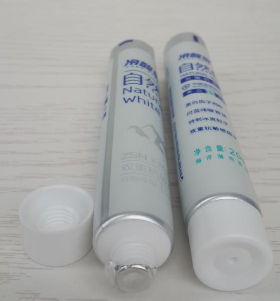 20g Small Diameter Toothpaste Packaging ABL Tube With smooth Cap 250/12