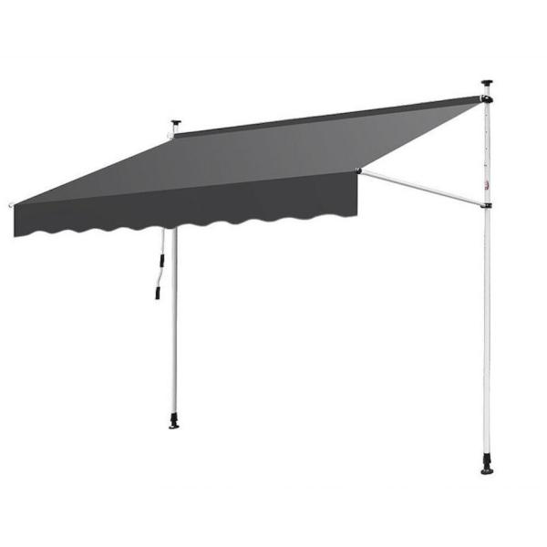 QF-CW01KD 250*120CM Window Manual Balcony Awning Extendable Awnings