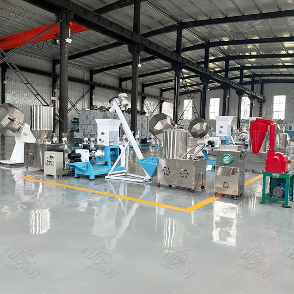 Multifunction Stainless Steel full automatic Pet Food Extruder / Feed Pellet Extruder