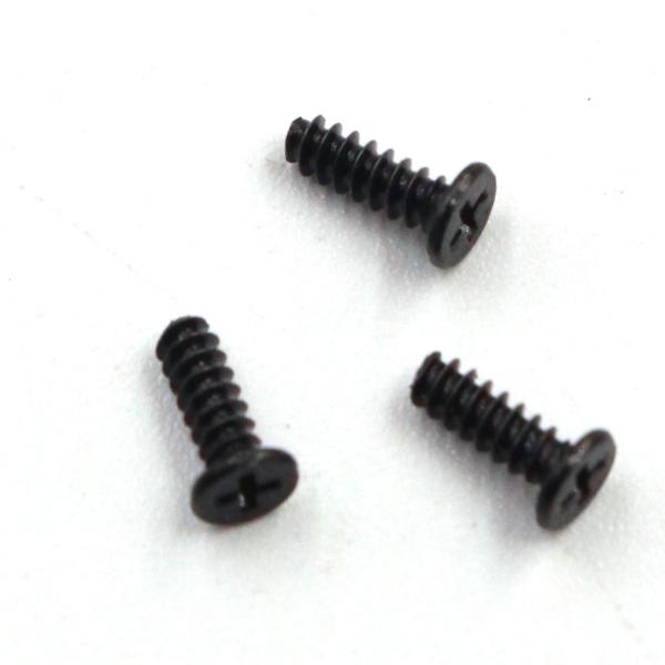 M1.7x5mm Black Zinc Steel Cross Head Machine Screws