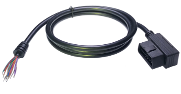 120g OBD-II OBD2 Right Angle 16 Pin Auto Car Male to Female Extension Cable Diagnostic Extender Cord Adapter