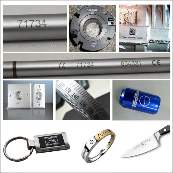 High Precision Metal Laser Marking Machine 1064 nm Wavelength For Aluminum / Ceramic