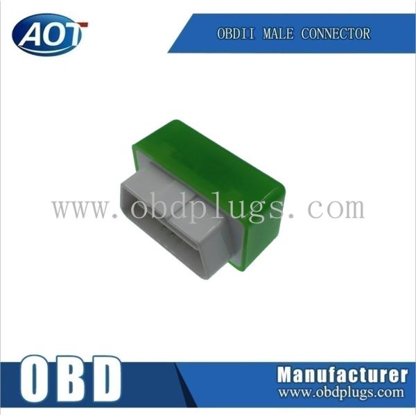 Normal Color ABS Plastic16 Pin J1962 OBD OBD II EML327 OBD2 Enclosure for Offer Drawing