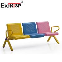 Cadeira de espera 3 Seater do coxim do PVC confortável para o ODM da estação de trem