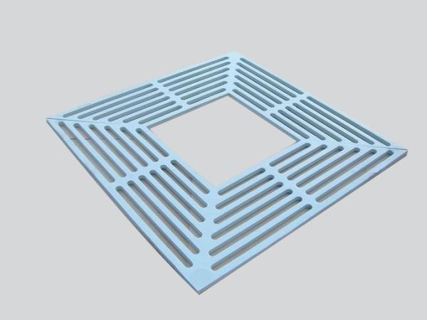 Square 	Cast Iron Counterweight Ductile Iron Tree Grate    Municipal Castings