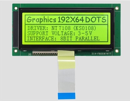 192*64 Dot Matrix STN LCD Module 20pin 8-битный параллельный для промышленной медицины
