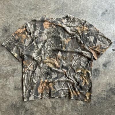 T-shirt de grande porte de verão personalizado para homens T-shirt de tela de seda impressa cortada