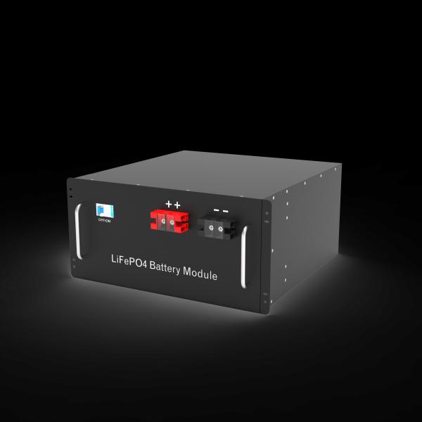 Exliporc 24V/48V Solar Battery Pack with LiFePO4 100Ah-400Ah Capacity and 6000 Cycle Life for Off-Grid Systems