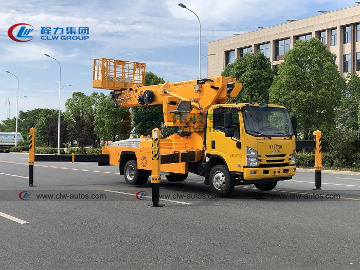Isuzu 29 гидравлической телескопичной воздушной метров тележки Skylift платформы