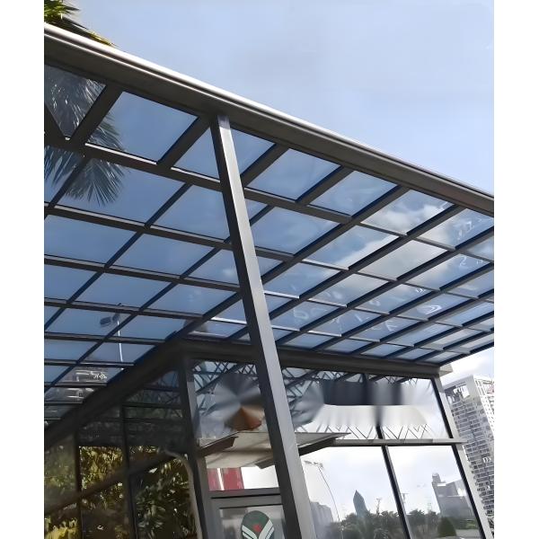 2mm Grey 4feet-7feet Polycarbonate Roofing Sheets Withstand Extreme Weather Conditions For Longevity And Durability