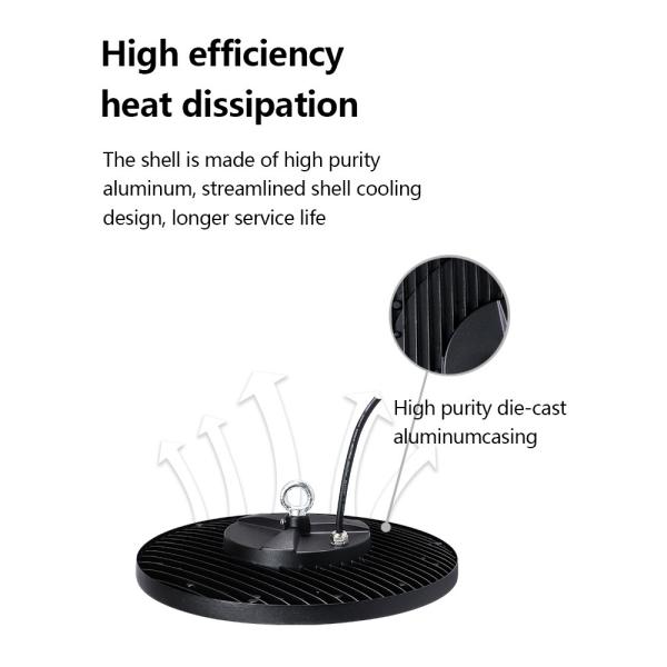 KCD Highbay Light Industrial Branco 100w 120w 150w 200w 300w 400w OVNI LED industrial LED linear LED redondo High Bay Light