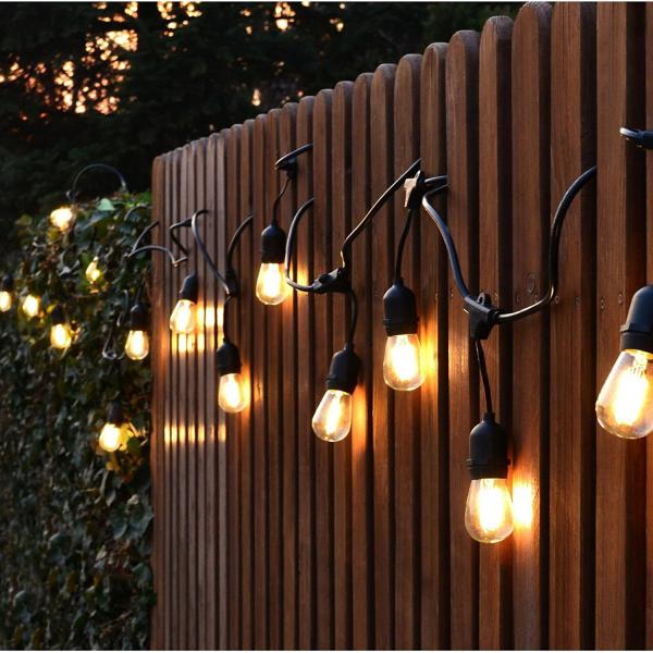 Waterproof IP65 LED Bulb String Hanging Light for Festive Atmosphere and Decoration