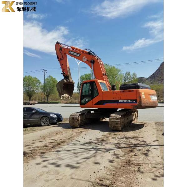 Used Doosan DH300-7 30Ton Excavator 127KW Power 1.29m³ Bucket