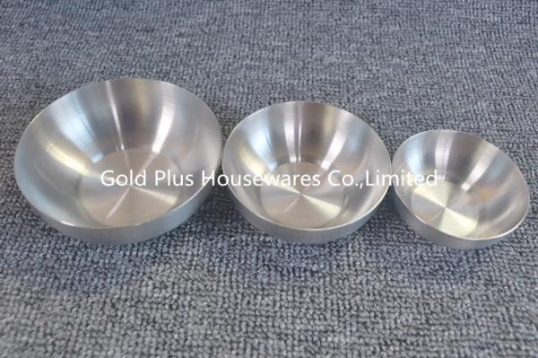 8.5cm Dia Stainless Steel Round Tray Silver Buffet Serving Dipping Sauce Bowl