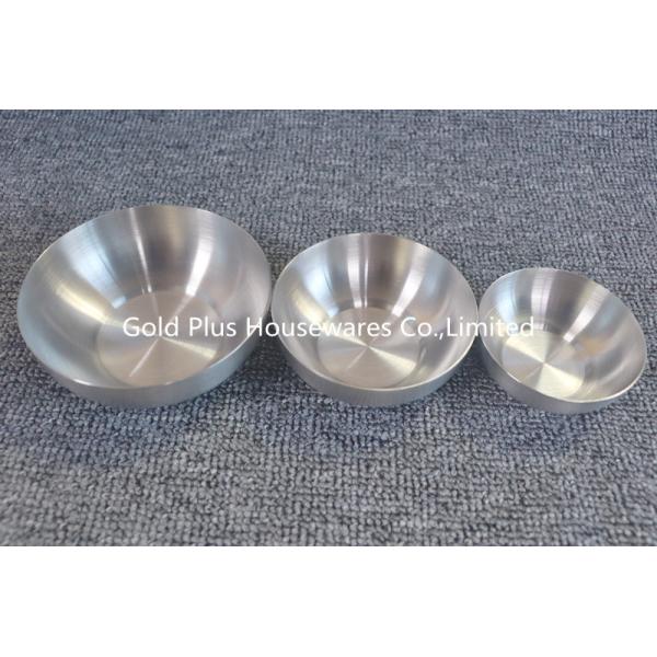 8.5cm Dia Stainless Steel Round Tray Silver Buffet Serving Dipping Sauce Bowl