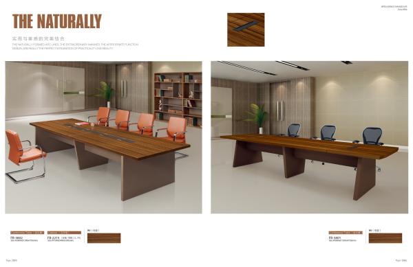 Modular Design 12 Person Conference Table , Wooden Office Furniture Eco Friendly