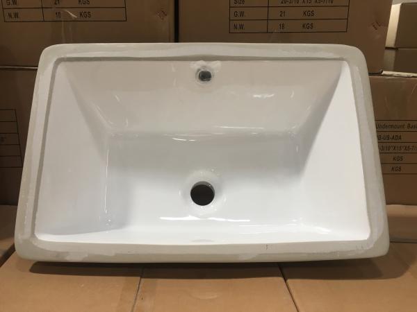 Atmospheric Glazed Vitreous Ada Bathroom Sink Without Faucet