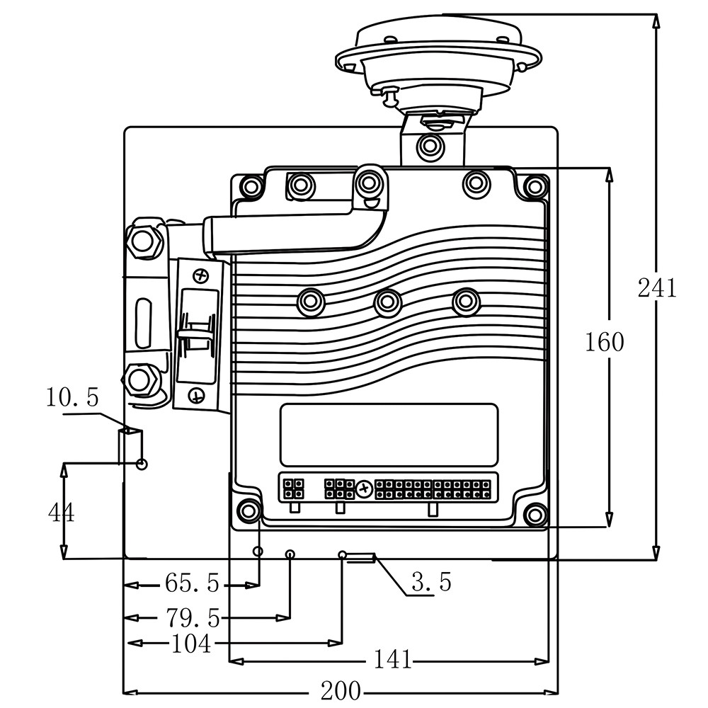 Programmable аппаратуры 1230 регулятора Кертис мотора Dc 24V Кертис
