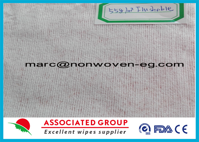 Flsuahable 100% Dispersable закрутило скрепило не сплетенную ткань 55gsm