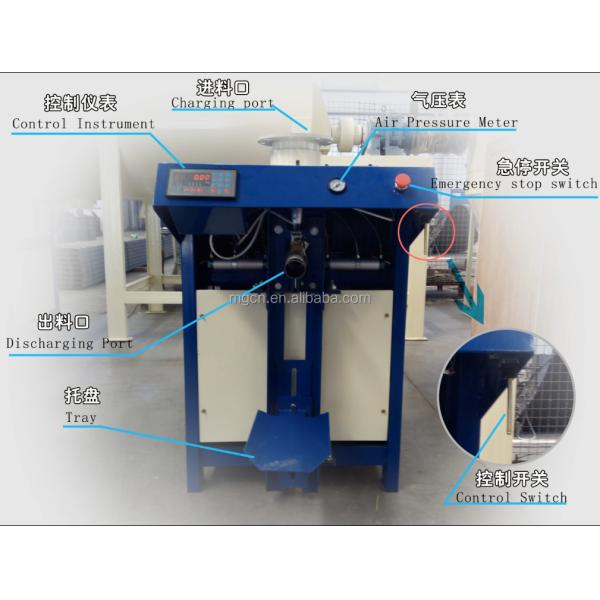 Máquina de embalaje automática de mortero en polvo seco de arena cemento de pared de masilla de cerámica de azulejos adhesivos de bolsas de válvulas de embalaje
