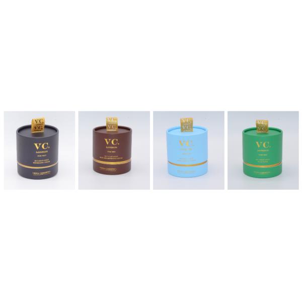 Decorative Storage Round Cardboard Gift Box With Lids Tea Branded Promotional Recycled