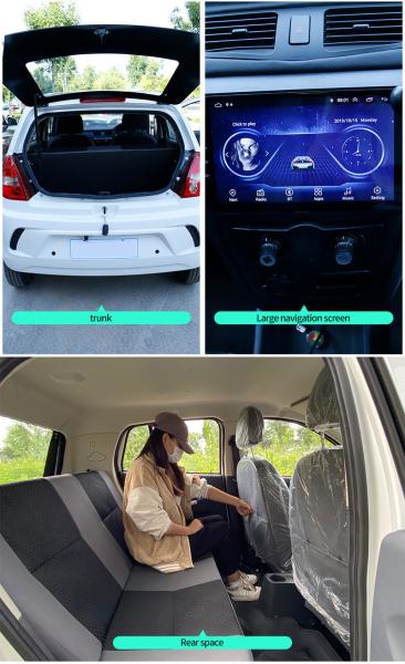 Carro urbano elétrico híbrido movido a painel solar, economia de energia sustentável