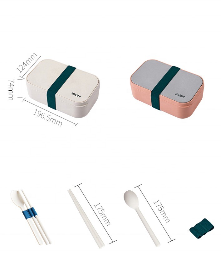 Convenient Bento Lunch Box for Kids Includes Soup Cup Heat Preservation Bags