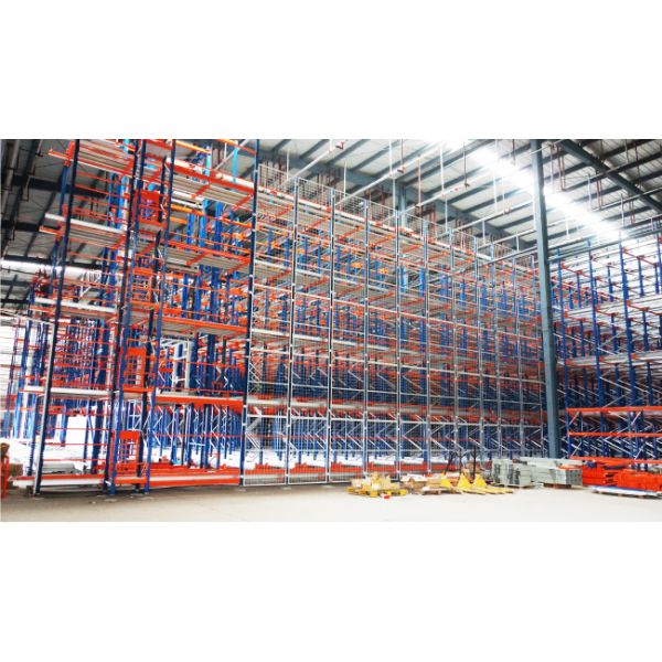 Two Way Radio Shuttle Cart And Carrier ASRS Automatic Storage And Retrieval System  Pallet Runner Rack System