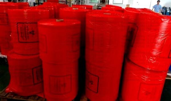 Biohazard Waste Bags, Biohazard Garbage, Waste Disposal Bag, Blue bags, sacks