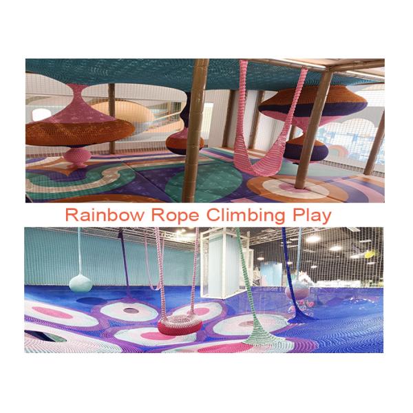 Innovative Themed Kids Indoor Playground Equipment Trampoline Jumping With EVA Mat
