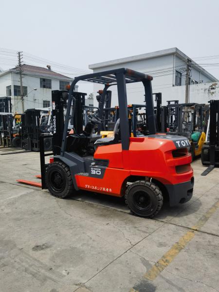 3T Diesel Forklift Toyota 7F30 8F30 for Farms Used ToyotaFDZN30 in Good Condition