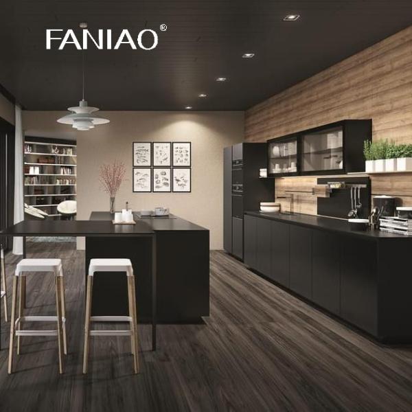 Специализированный проект Европы стиль меламин кухонный шкаф из Китая