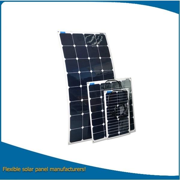 30 degree bendable solar panel flexible cheap price / semi flexible solar panel 150w with MC4 connector for hot sale